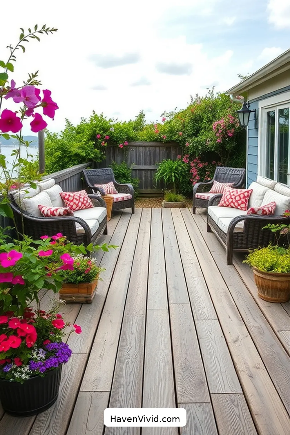 19 Tips for Creating a Coastal Living Outdoor Patio Using Recycled Wood 6 Build a Recycled Wood Deck for 19 Tips for Creating a Coastal Living Outdoor Patio Using Recycled Wood