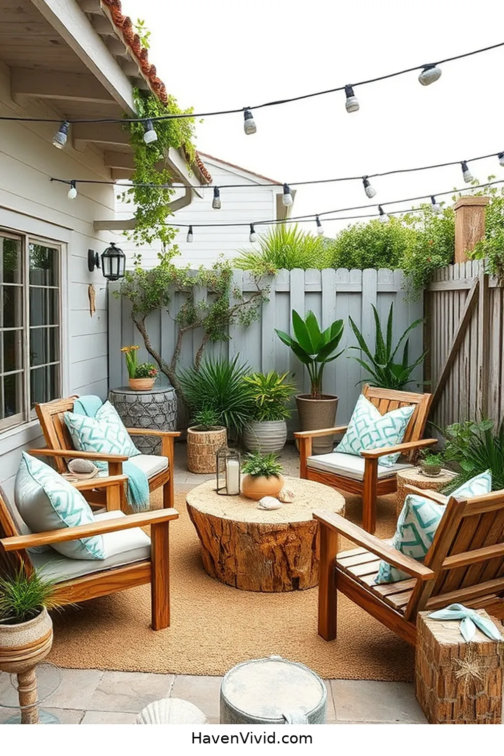 19 Tips for Creating a Coastal Living Outdoor Patio Using Recycled Wood 11 Include Natural Textures for 19 Tips for Creating a Coastal Living Outdoor Patio Using Recycled Wood