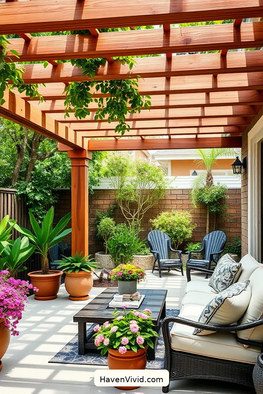 19 Tips for Creating a Coastal Living Outdoor Patio Using Recycled Wood 10 Install a Recycled Wood Pergola for 19 Tips for Creating a Coastal Living Outdoor Patio Using Recycled Wood