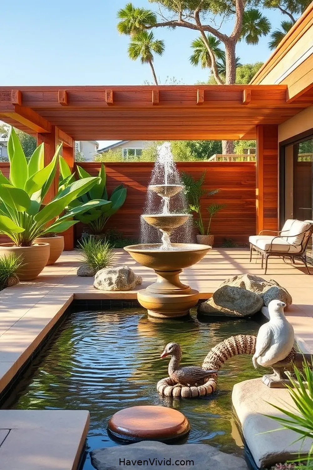 19 Tips for Creating a Coastal Living Outdoor Patio Using Recycled Wood 19 Integrate Water Features for 19 Tips for Creating a Coastal Living Outdoor Patio Using Recycled Wood