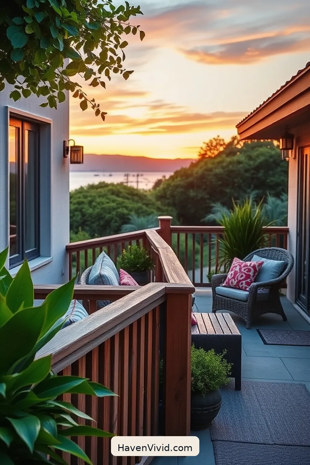 19 Tips for Creating a Coastal Living Outdoor Patio Using Recycled Wood 13 Utilize Recycled Wood for Railings for 19 Tips for Creating a Coastal Living Outdoor Patio Using Recycled Wood