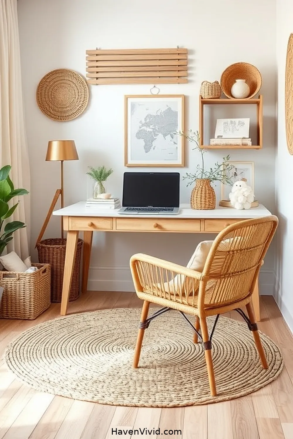 19 Tips for Creating a Family Friendly Home Office Using Natural Fibers 16 Choose Natural Fiber Office Supplies for 19 Tips for Creating a Family Friendly Home Office Using Natural Fibers