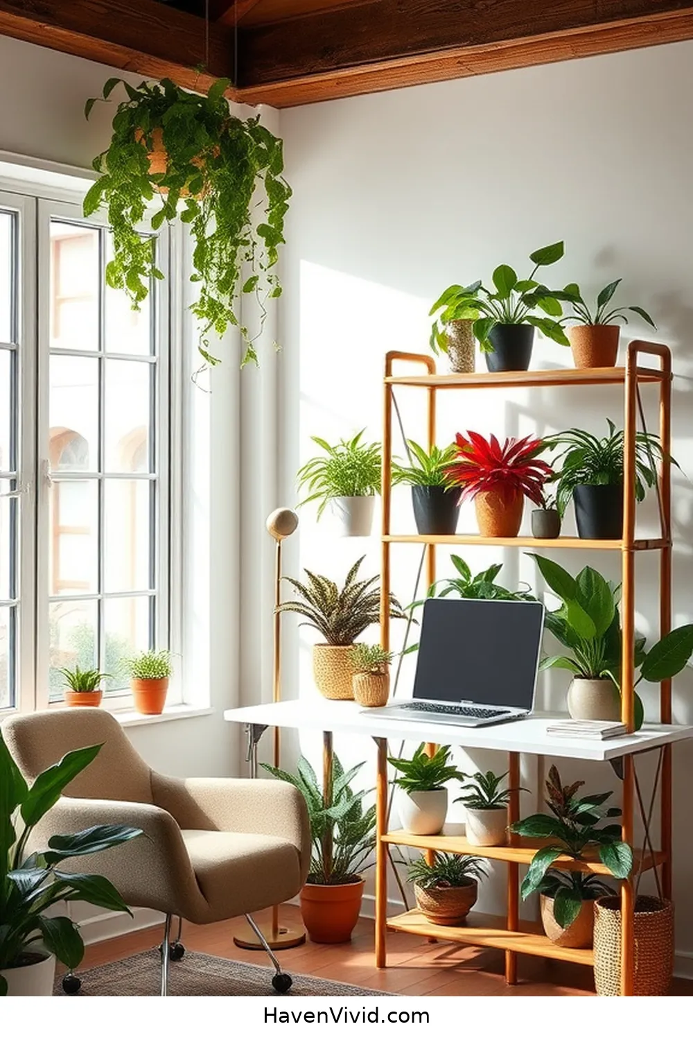 19 Tips for Creating a Family Friendly Home Office Using Natural Fibers 7 Select a Bamboo Bookcase for 19 Tips for Creating a Family Friendly Home Office Using Natural Fibers