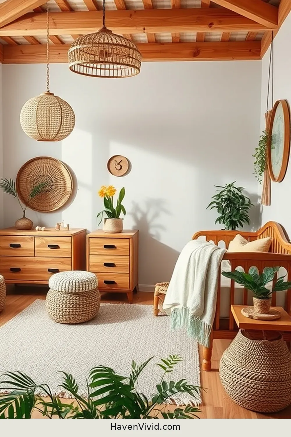 19 Tips for Creating a Family-Friendly Nursery Using Natural Fibers 12 Incorporate Natural Wood Elements for 19 Tips for Creating a Family-Friendly Nursery Using Natural Fibers