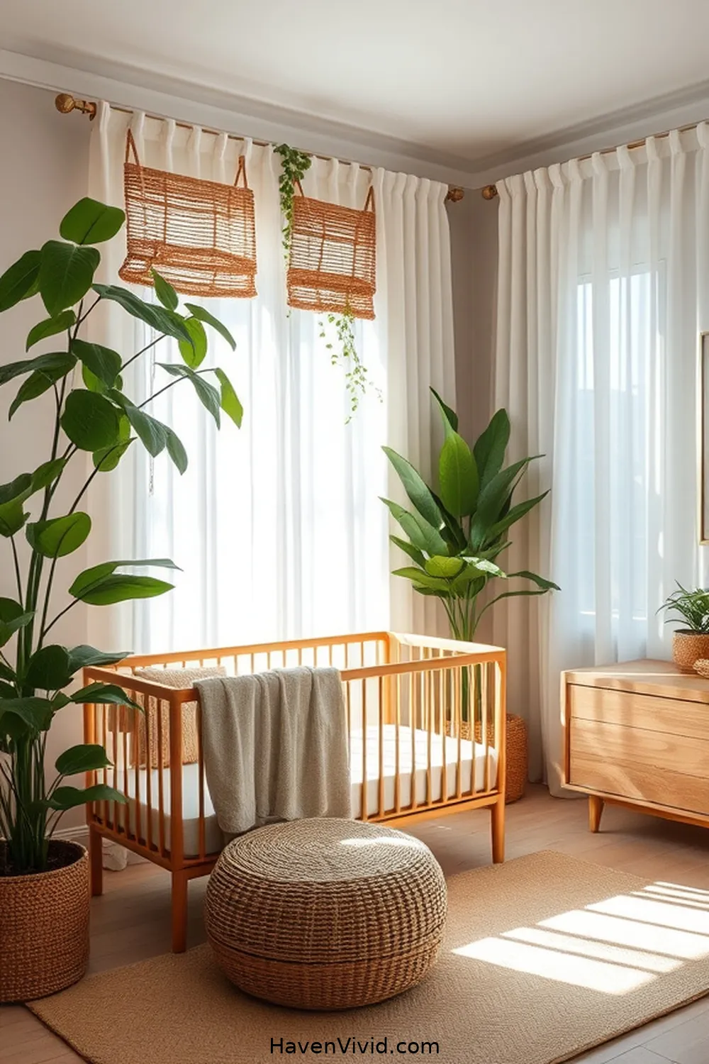 19 Tips for Creating a Family-Friendly Nursery Using Natural Fibers 17 Incorporate Plants for Improved Air Quality for 19 Tips for Creating a Family-Friendly Nursery Using Natural Fibers