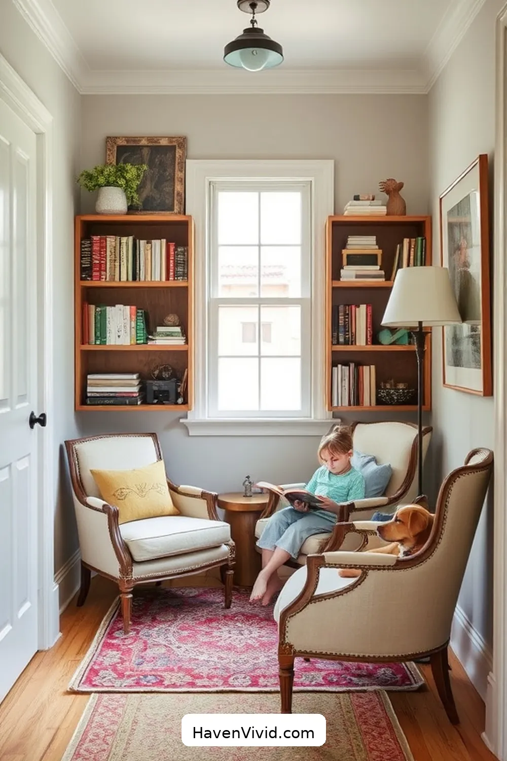 19 Tips for a Family-Friendly Hallway Using Reclaimed Materials 12 Create a Reading Nook With Reclaimed Furniture for 19 Tips for a Family-Friendly Hallway Using Reclaimed Materials