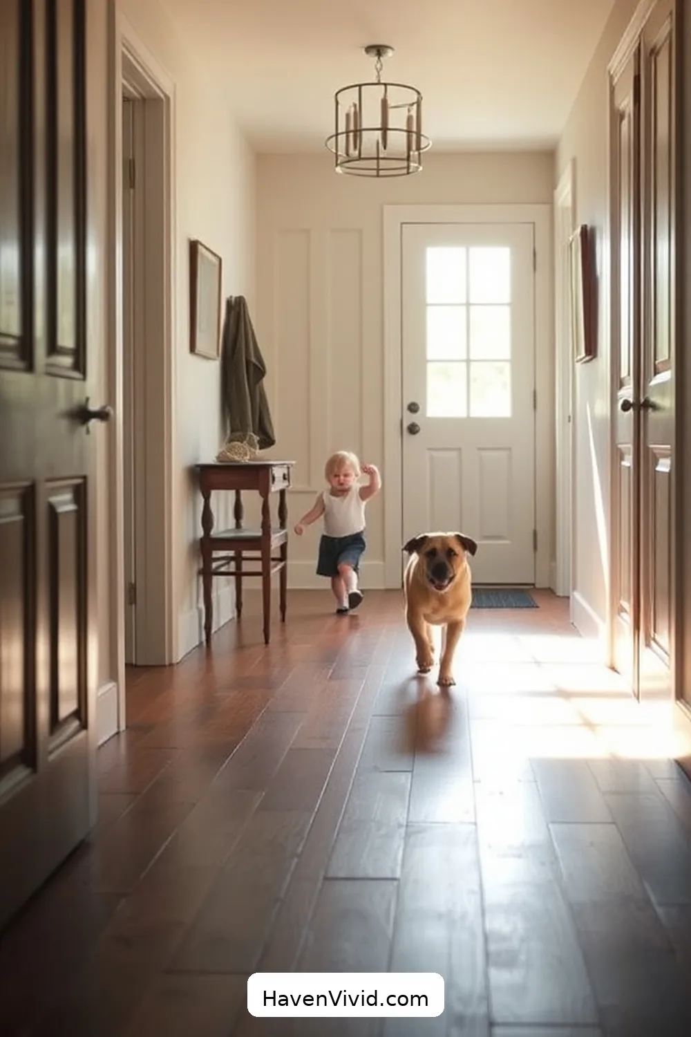 19 Tips for a Family-Friendly Hallway Using Reclaimed Materials 2 Embrace Reclaimed Wood for Flooring for 19 Tips for a Family-Friendly Hallway Using Reclaimed Materials