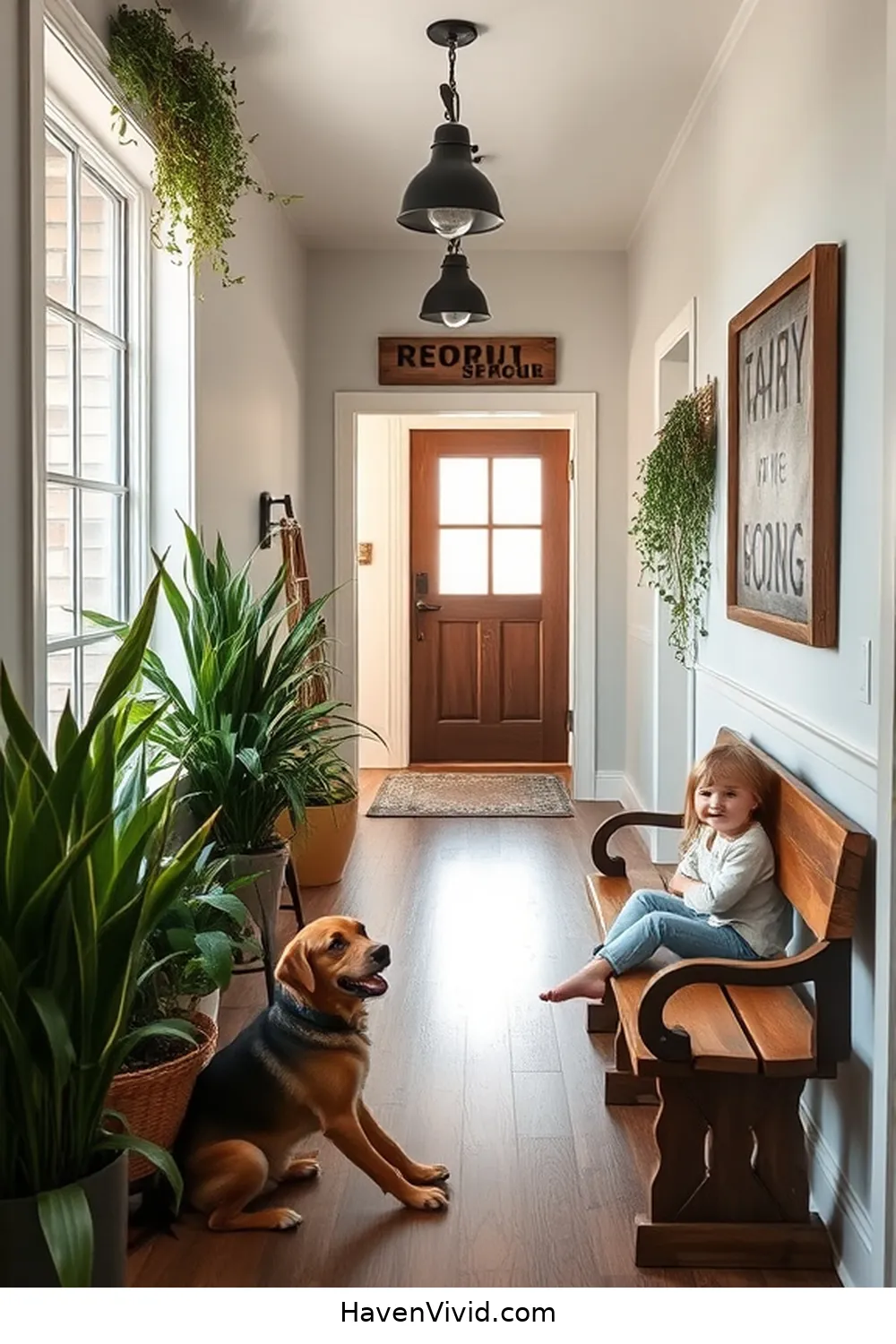 19 Tips for a Family-Friendly Hallway Using Reclaimed Materials 20 Use Reclaimed Materials for Custom Signage for 19 Tips for a Family-Friendly Hallway Using Reclaimed Materials