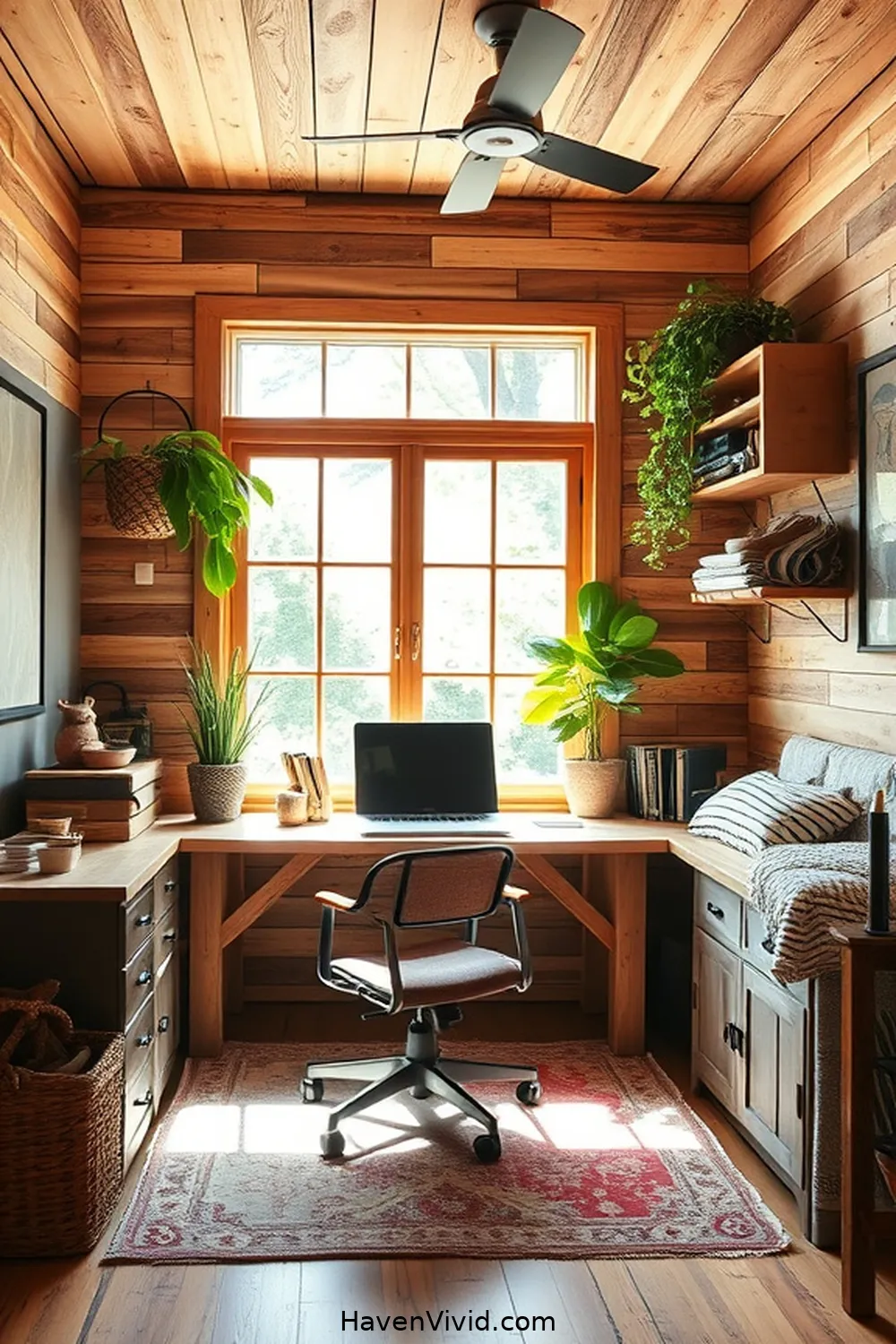 19 Tips for a Family-Friendly Living Home Office Using Recycled Wood 2 Choose the Right Location for Your Home Office for 19 Tips for a Family-Friendly Living Home Office Using Recycled Wood