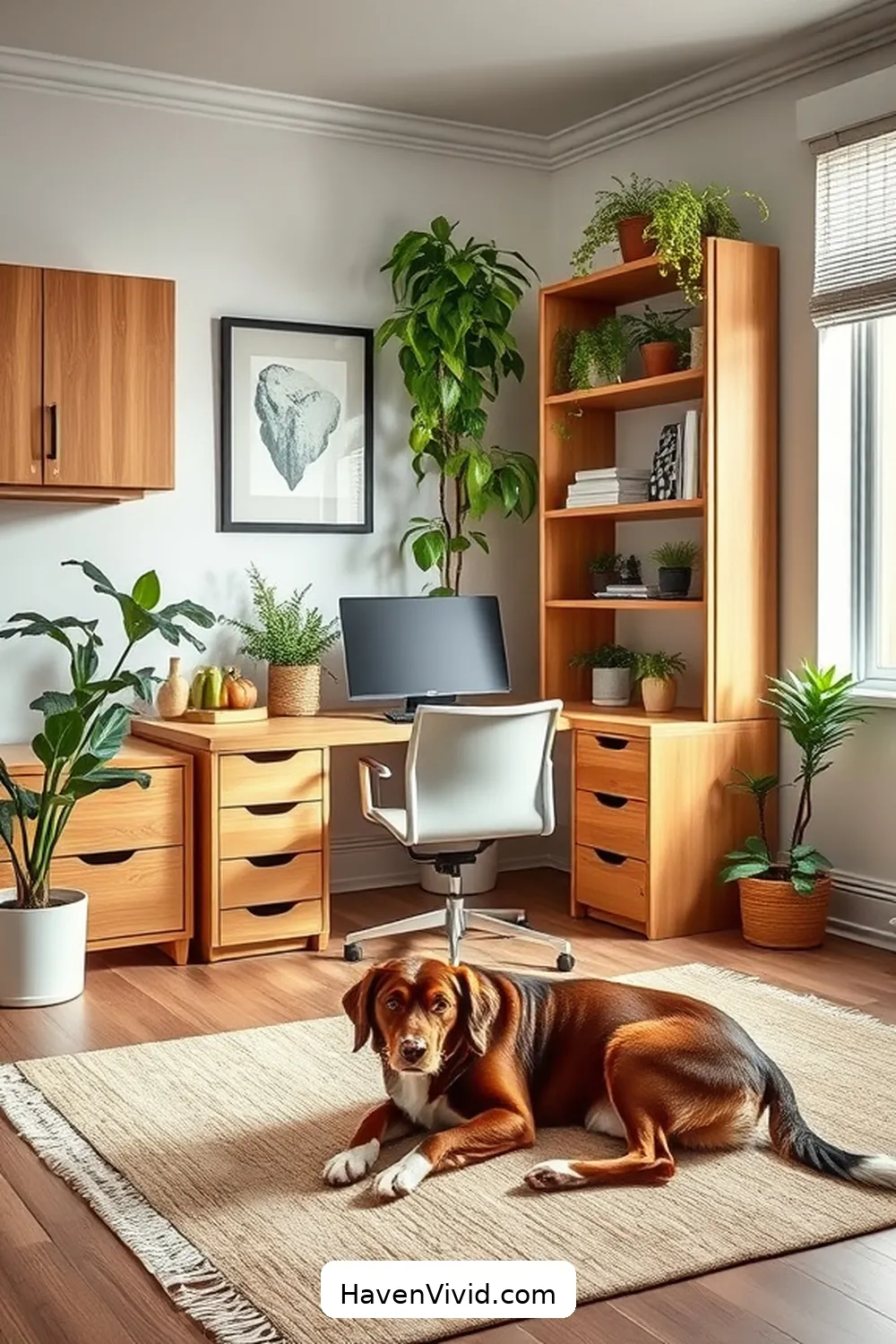 19 Tips for a Family-Friendly Living Home Office Using Recycled Wood 4 Incorporate Eco-Friendly Storage Solutions for 19 Tips for a Family-Friendly Living Home Office Using Recycled Wood