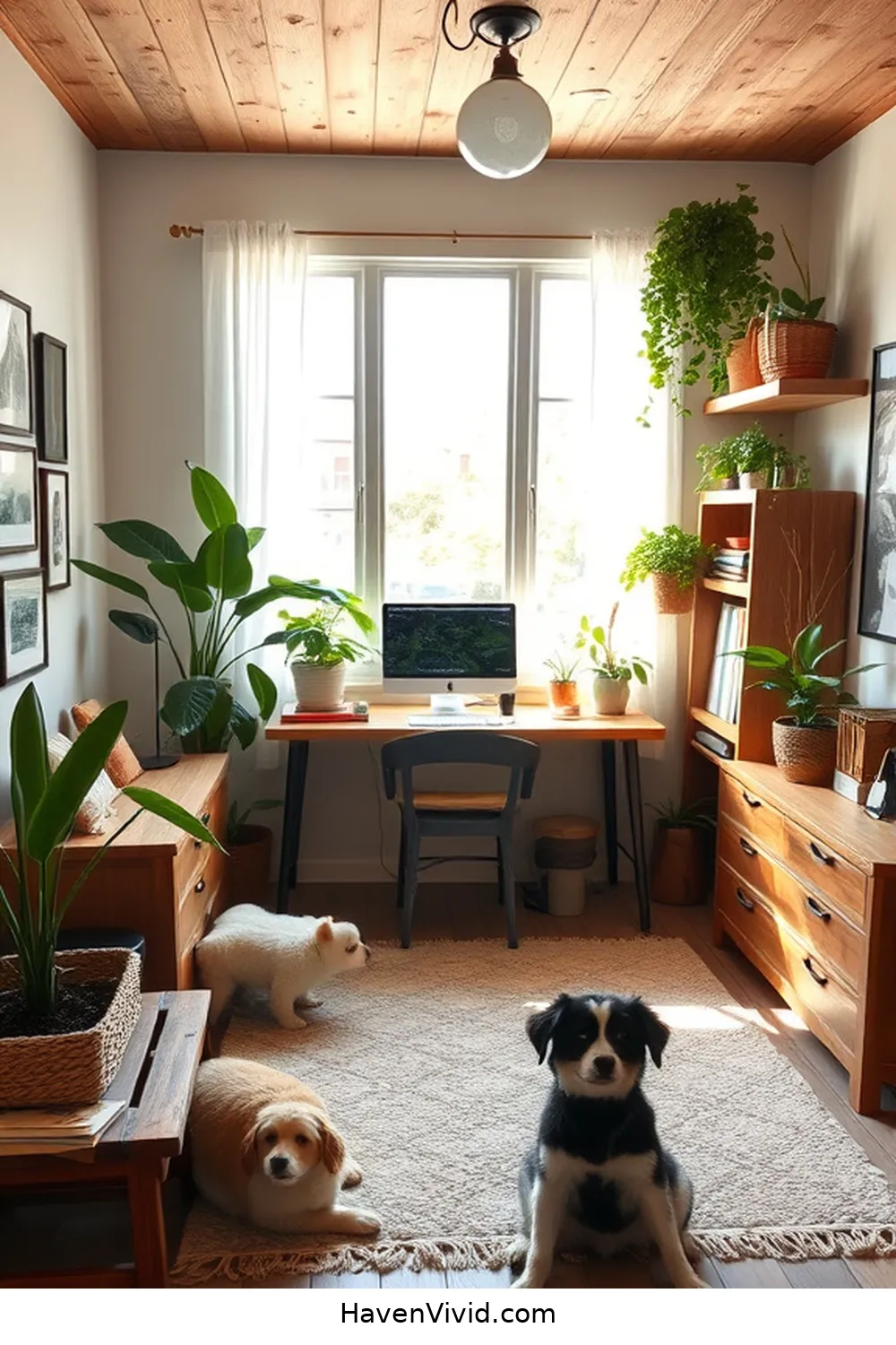 19 Tips for a Family-Friendly Living Home Office Using Recycled Wood 13 Utilize Natural Elements in Your Design for 19 Tips for a Family-Friendly Living Home Office Using Recycled Wood