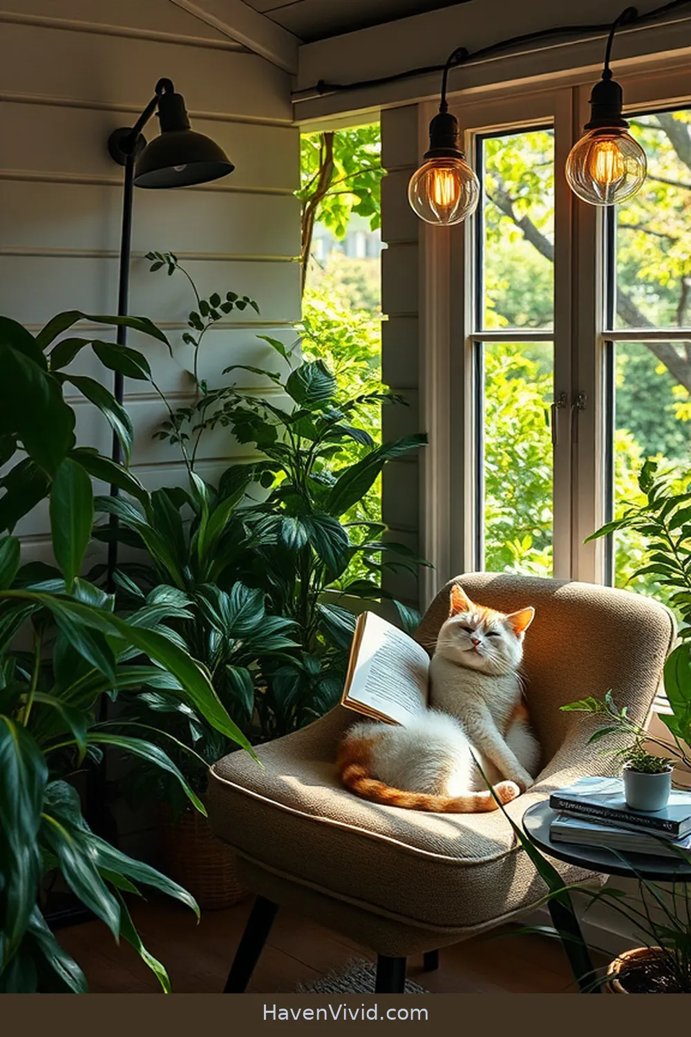 19 Ways for Eco-Friendly Home Office Living Using Solar-Powered Lights 6 Create a Solar-Powered Reading Nook for 19 Ways for Eco-Friendly Home Office Living Using Solar-Powered Lights