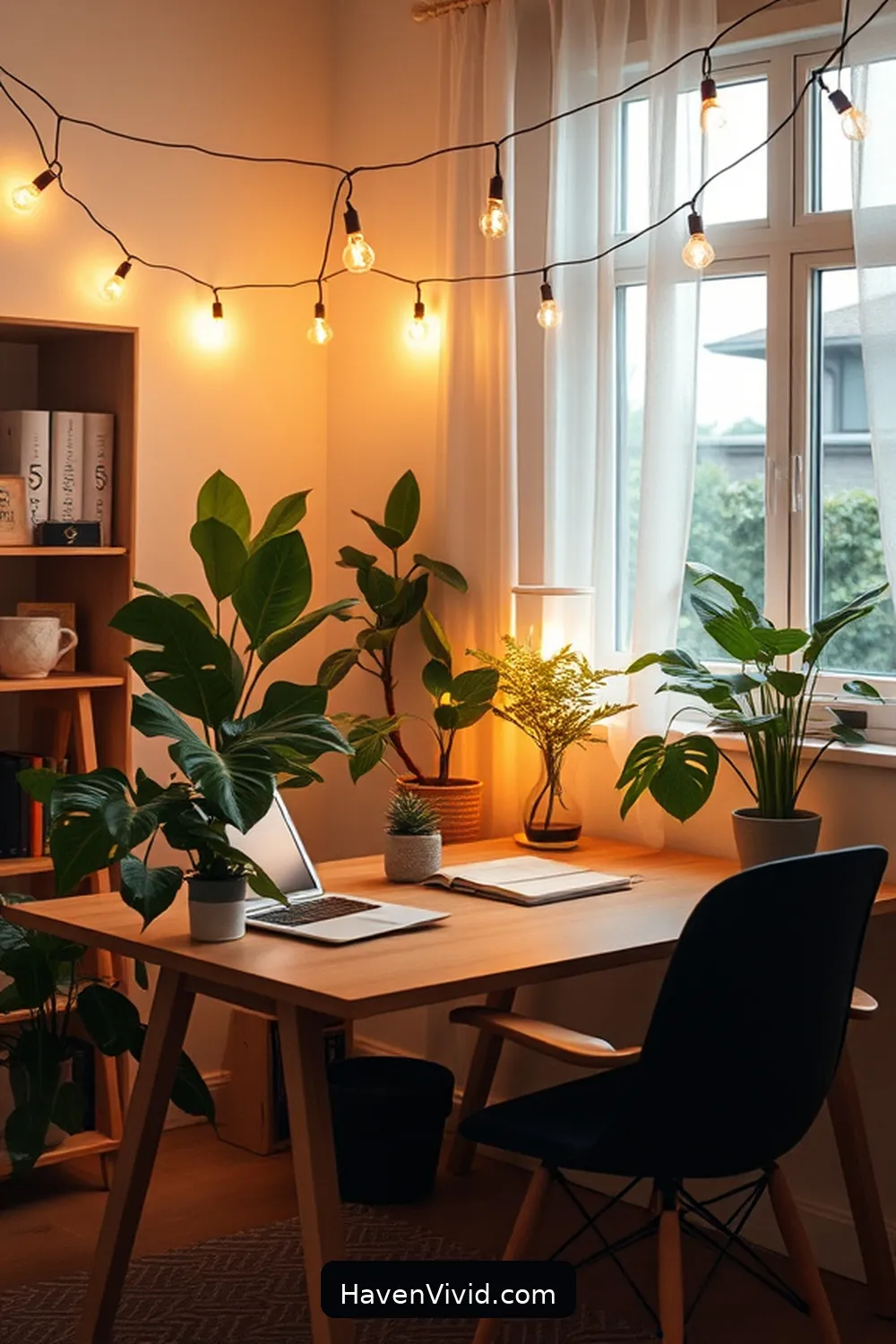 19 Ways for Eco-Friendly Home Office Living Using Solar-Powered Lights 3 Use Solar-Powered String Lights for Ambiance for 19 Ways for Eco-Friendly Home Office Living Using Solar-Powered Lights