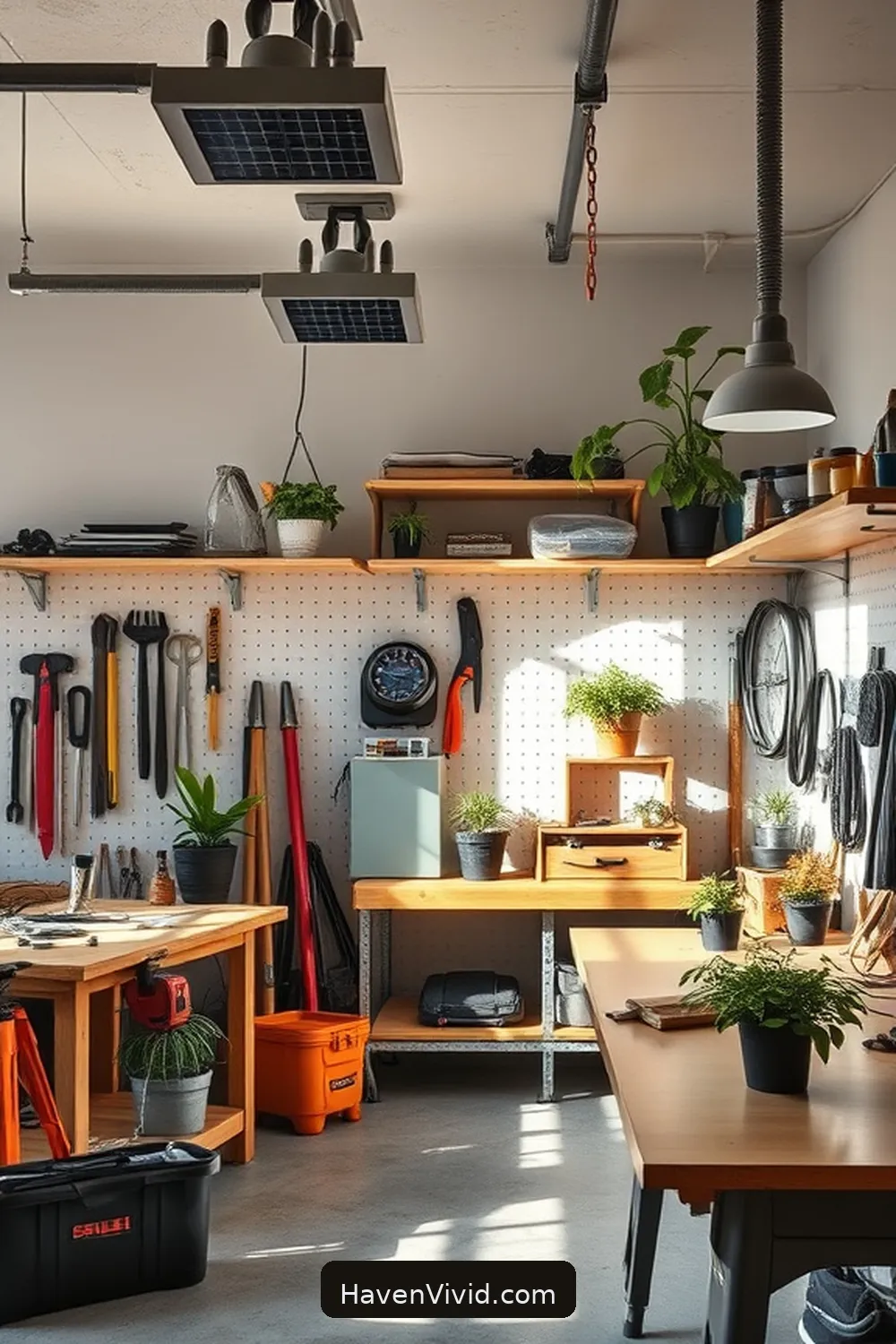 19 Ways for Eco-Friendly Living in Your Garage Using Solar-Powered Lights 16 Create a Solar-Powered Workshop for 19 Ways for Eco-Friendly Living in Your Garage Using Solar-Powered Lights