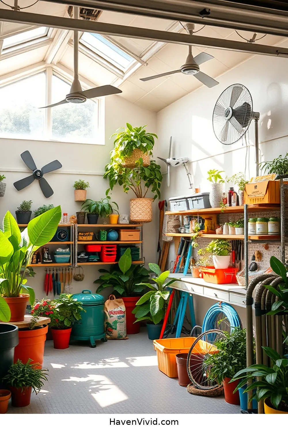 19 Ways for Eco-Friendly Living in Your Garage Using Solar-Powered Lights 9 Implement Solar-Powered Fans for Ventilation for 19 Ways for Eco-Friendly Living in Your Garage Using Solar-Powered Lights