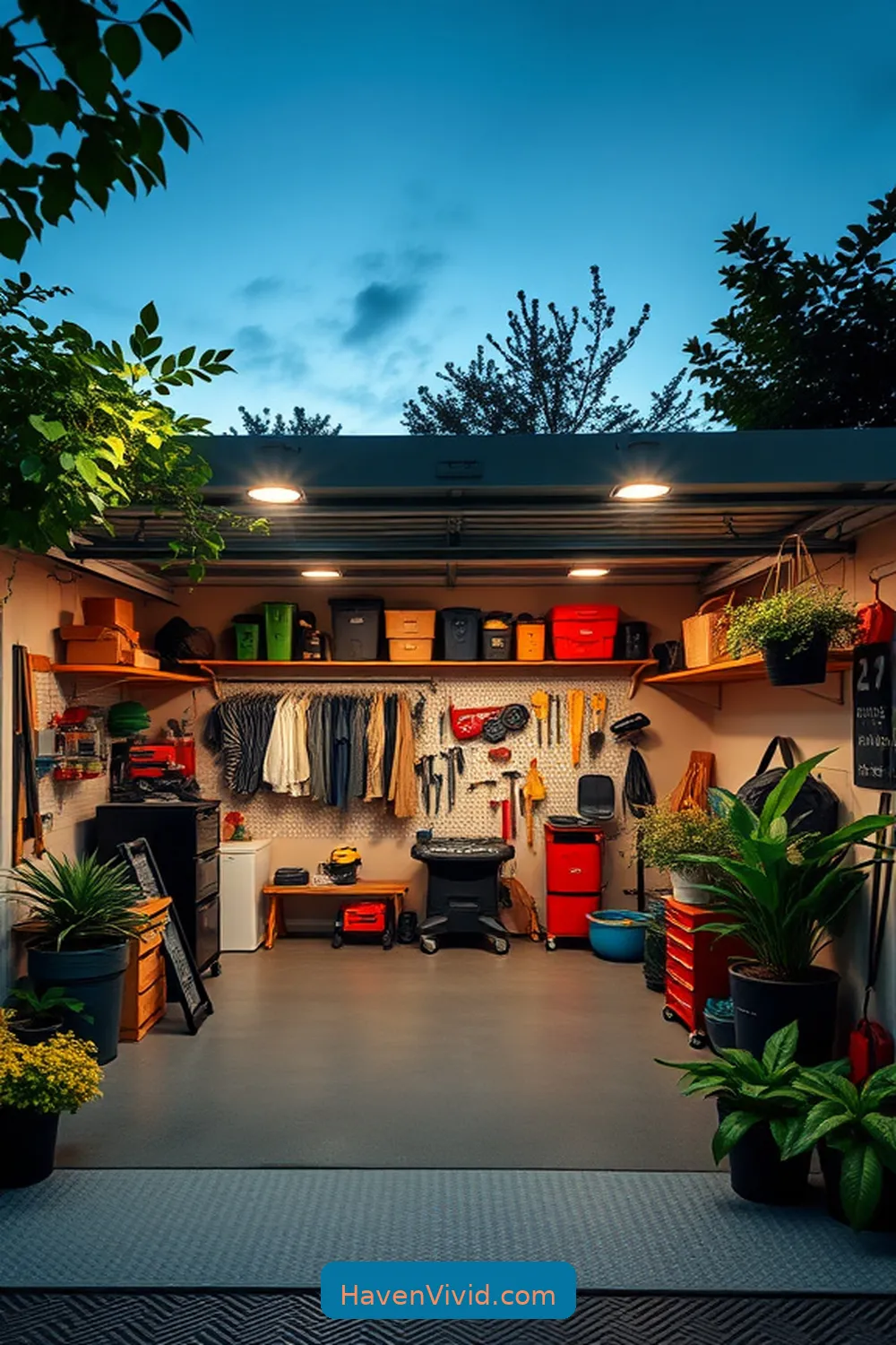 19 Ways for Eco-Friendly Living in Your Garage Using Solar-Powered Lights 10 Set Up Solar Flood Lights for Safety for 19 Ways for Eco-Friendly Living in Your Garage Using Solar-Powered Lights
