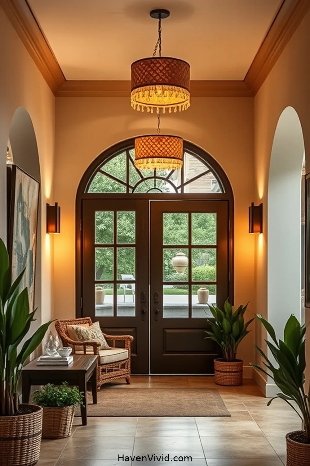 19 Ways to Achieve Coastal Living in Your Entryway Using Cork 18 Incorporate Cork Lighting Fixtures for Soft Ambiance for 19 Ways to Achieve Coastal Living in Your Entryway Using Cork