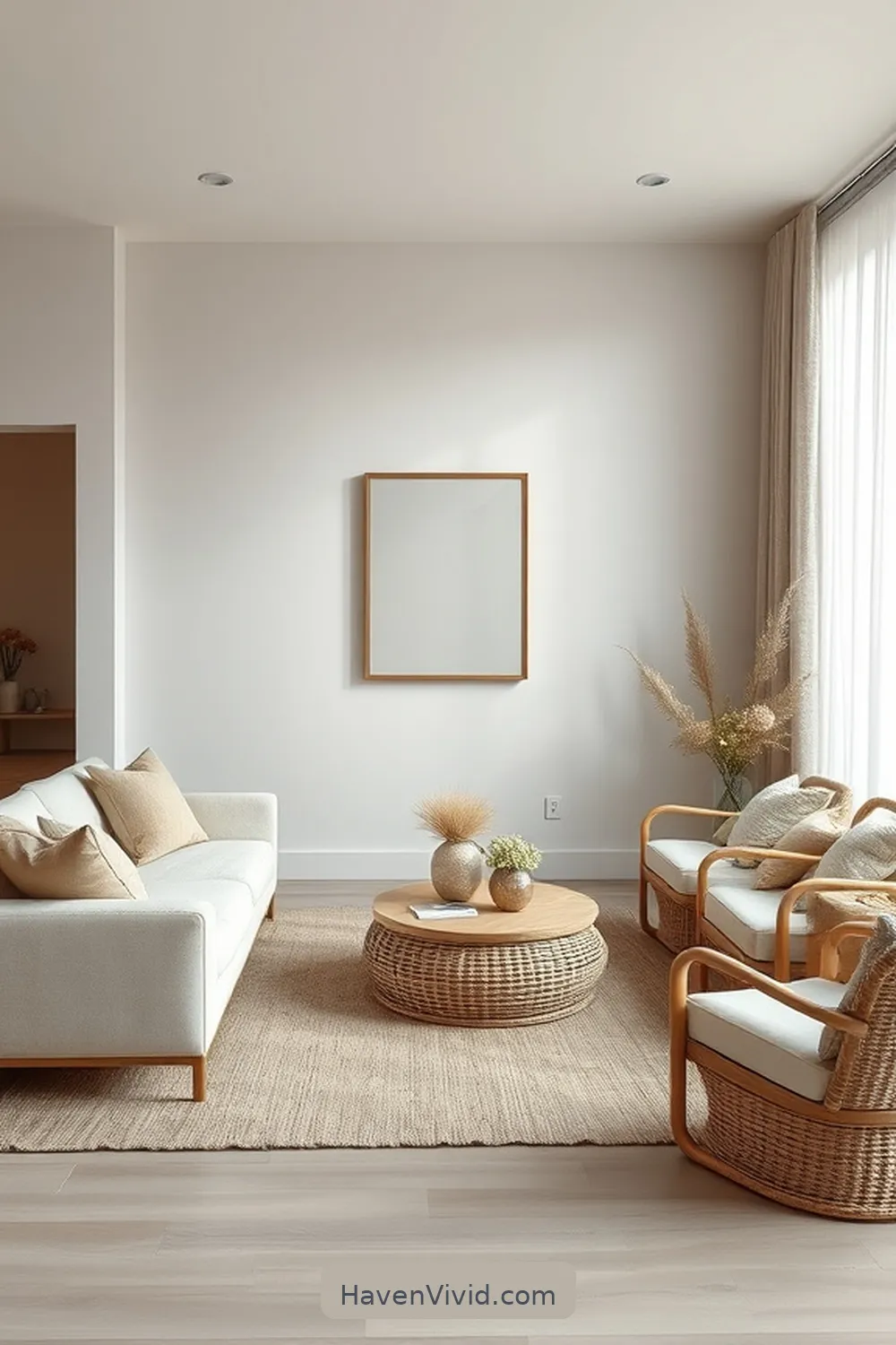 19 Ways to Achieve a Minimalist Lifestyle in Your Living Room Using Natural Fibers 2 Choose a Neutral Color Palette for 19 Ways to Achieve a Minimalist Lifestyle in Your Living Room Using Natural Fibers