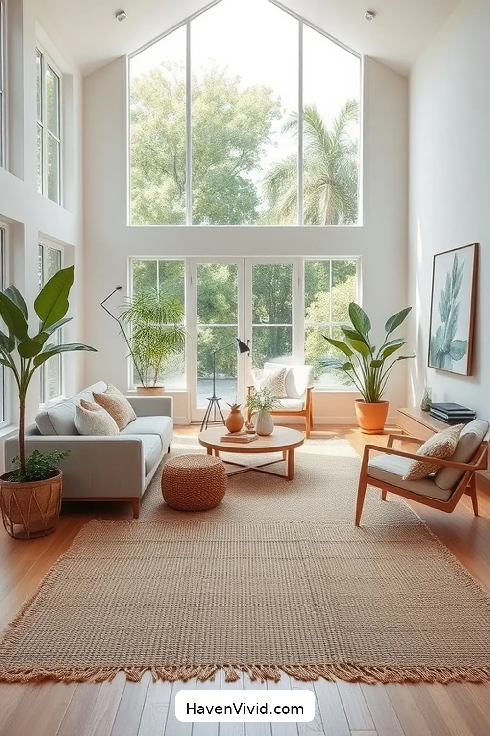 19 Ways to Achieve a Minimalist Lifestyle in Your Living Room Using Natural Fibers 19 Maintain an Open Space for 19 Ways to Achieve a Minimalist Lifestyle in Your Living Room Using Natural Fibers