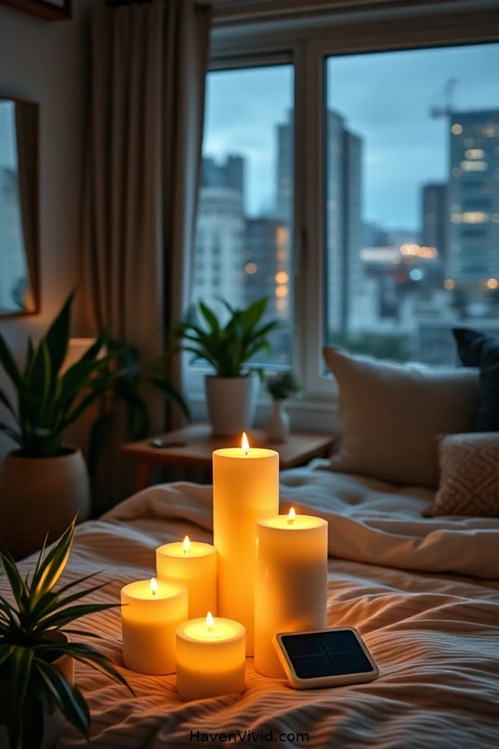19 Ways to Brighten Your Urban Bedroom Using Solar-Powered Lights 18 Solar-Powered Candle Alternatives for 19 Ways to Brighten Your Urban Bedroom Using Solar-Powered Lights