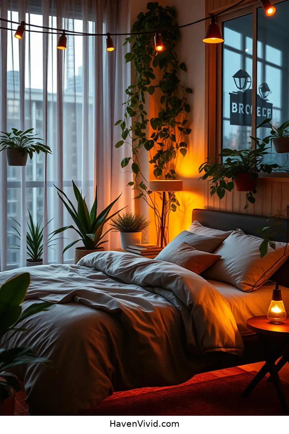 19 Ways to Brighten Your Urban Bedroom Using Solar-Powered Lights 16 Solar-Powered Outdoor Lights Indoors for 19 Ways to Brighten Your Urban Bedroom Using Solar-Powered Lights