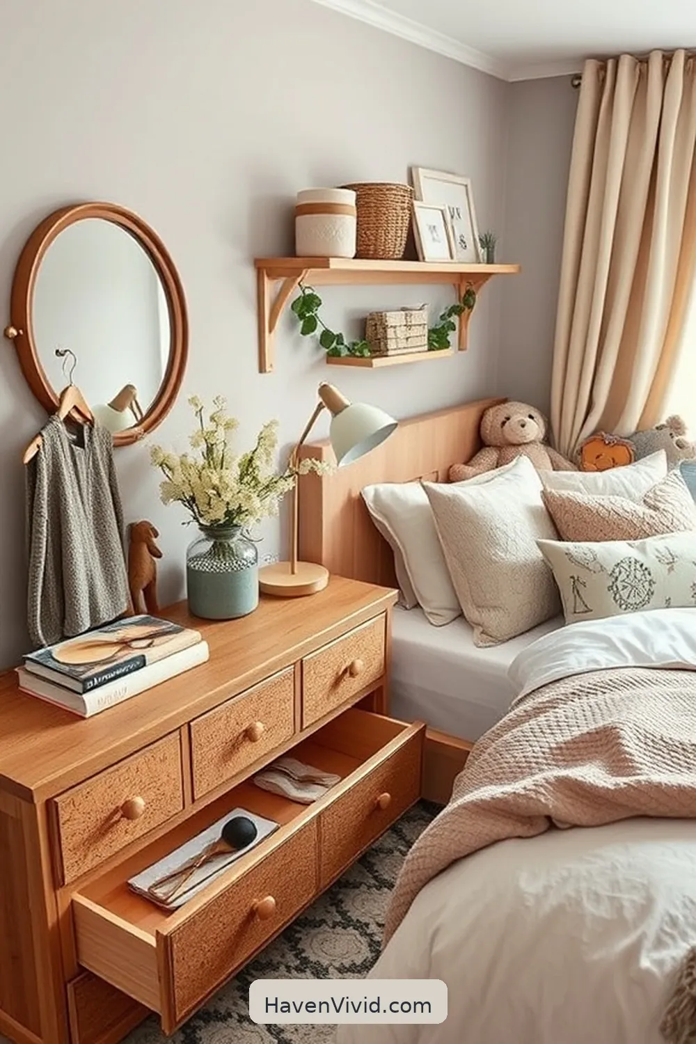 19 Ways to Create a Family Friendly Bedroom Using Cork 12 Cork Drawer Liners for Added Protection for 19 Ways to Create a Family Friendly Bedroom Using Cork