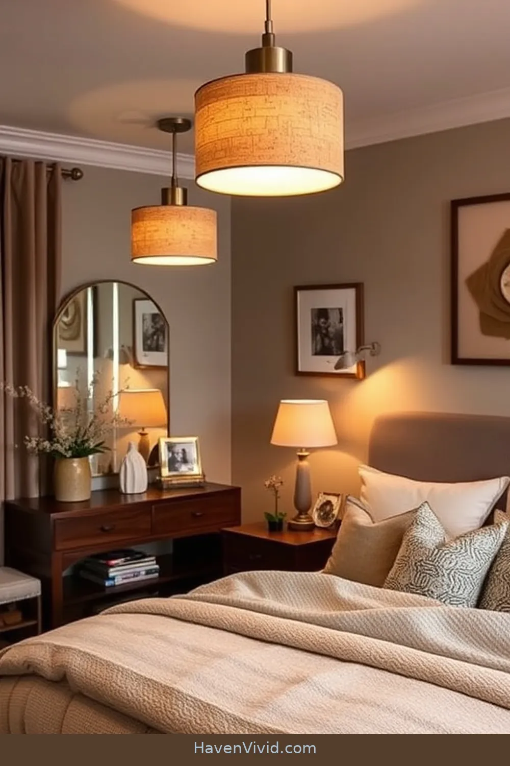 19 Ways to Create a Family Friendly Bedroom Using Cork 14 Cork Lighting Fixtures for Warm Ambiance for 19 Ways to Create a Family Friendly Bedroom Using Cork