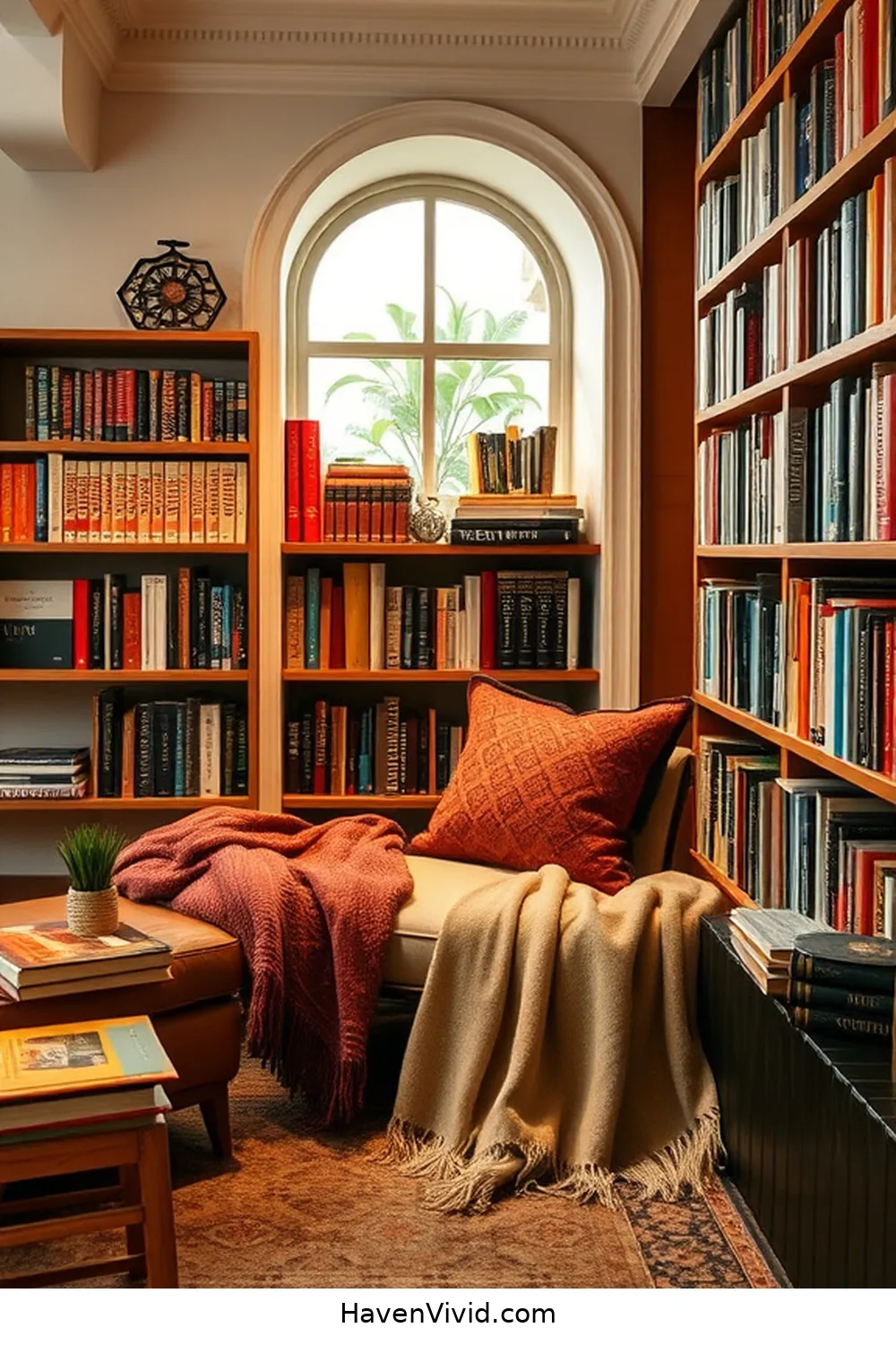 19 Ways to Create a Family-Friendly Library Using Organic Cotton Decor 9 Stylish Organic Cotton Throw Blankets for 19 Ways to Create a Family-Friendly Library Using Organic Cotton Decor