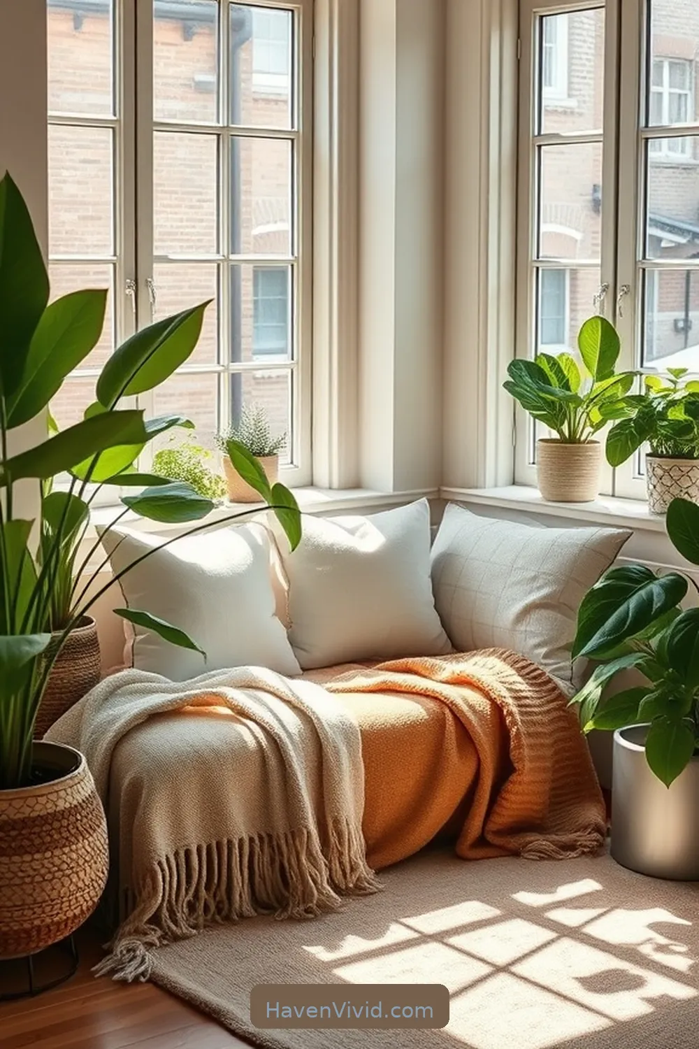 19 Ways to Create a Family-Friendly Living Home Office Using Organic Cotton 11 Create a Cozy Reading Nook With Organic Cotton for 19 Ways to Create a Family-Friendly Living Home Office Using Organic Cotton