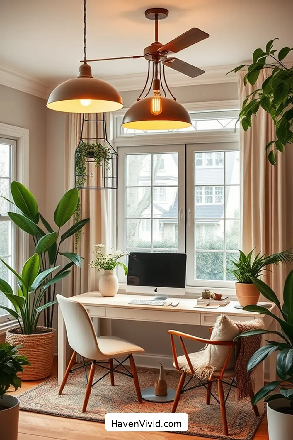 19 Ways to Create a Family-Friendly Living Home Office Using Organic Cotton 10 Implement Organic Cotton Lighting Fixtures for 19 Ways to Create a Family-Friendly Living Home Office Using Organic Cotton