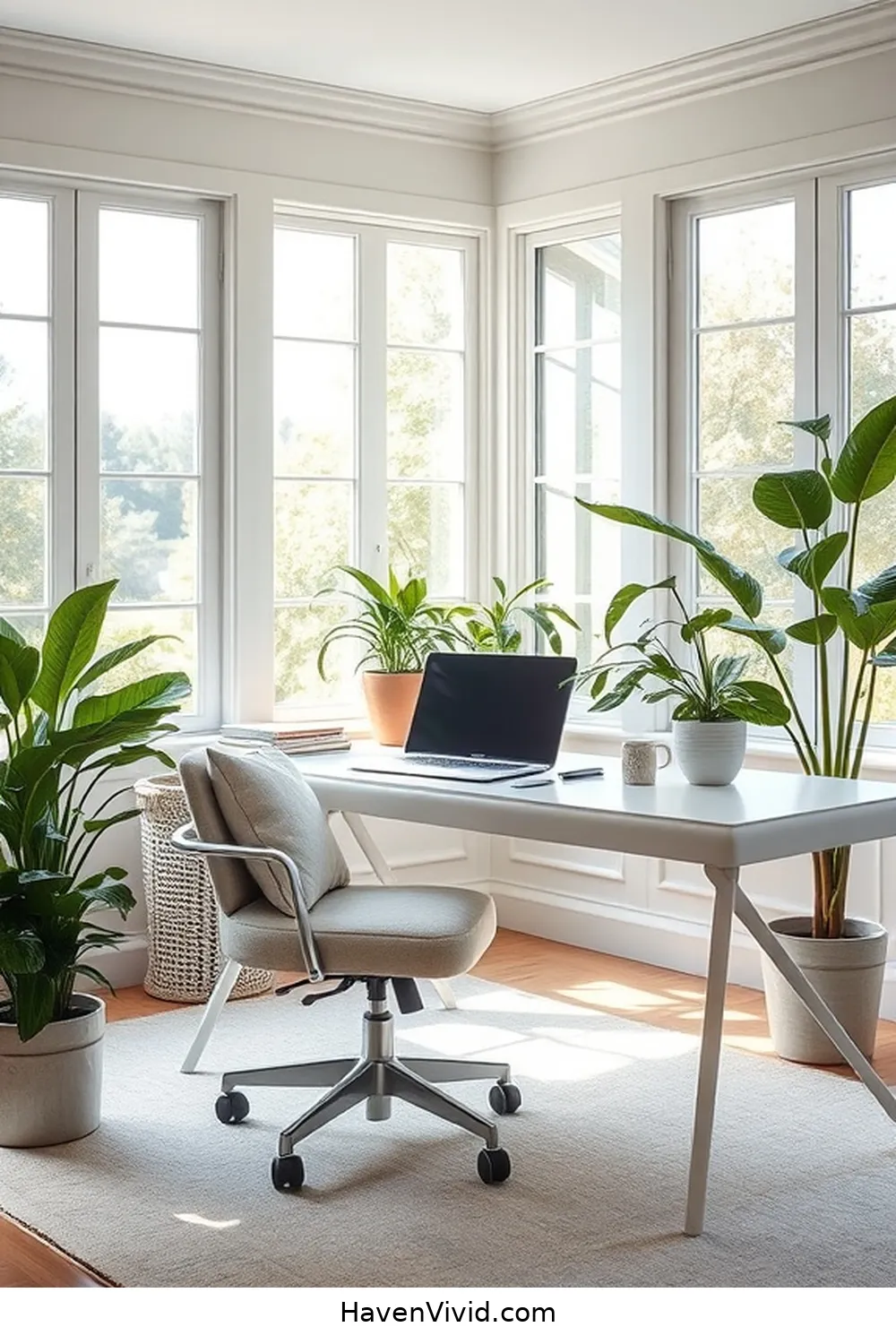 19 Ways to Create a Family-Friendly Living Home Office Using Organic Cotton 5 Use Organic Cotton Desk Chair Cushions for 19 Ways to Create a Family-Friendly Living Home Office Using Organic Cotton
