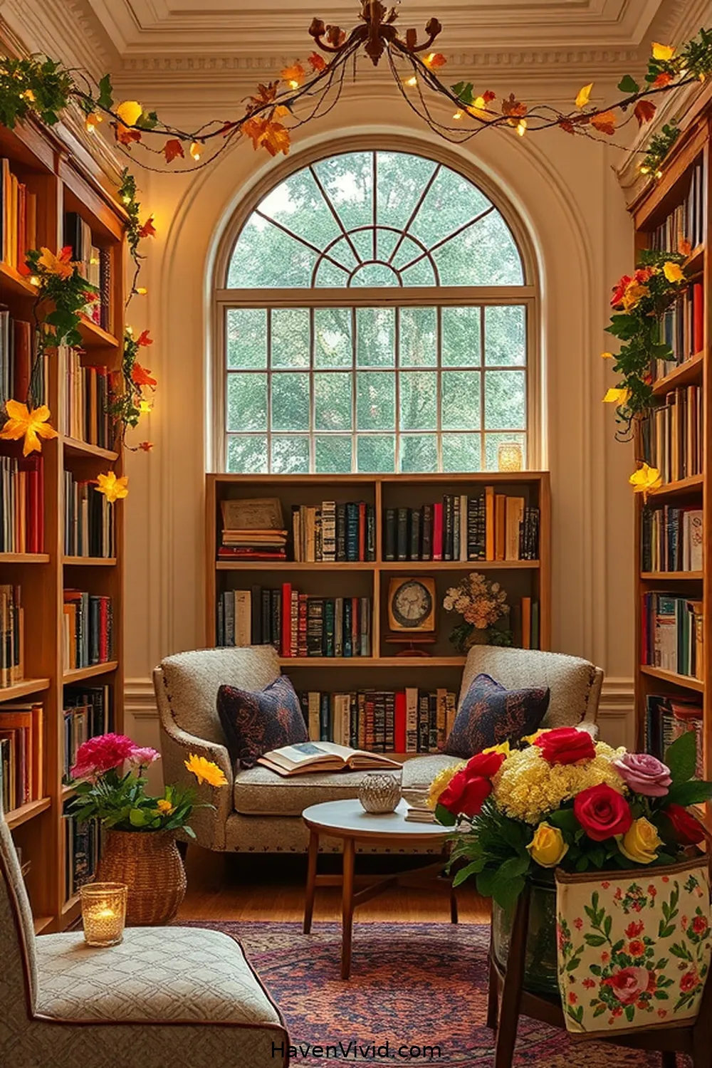 19 Ways to Create a Glamorous Library Lifestyle Using Solar-Powered Lights 15 Create a Themed Library With Seasonal Solar Decor for 19 Ways to Create a Glamorous Library Lifestyle Using Solar-Powered Lights