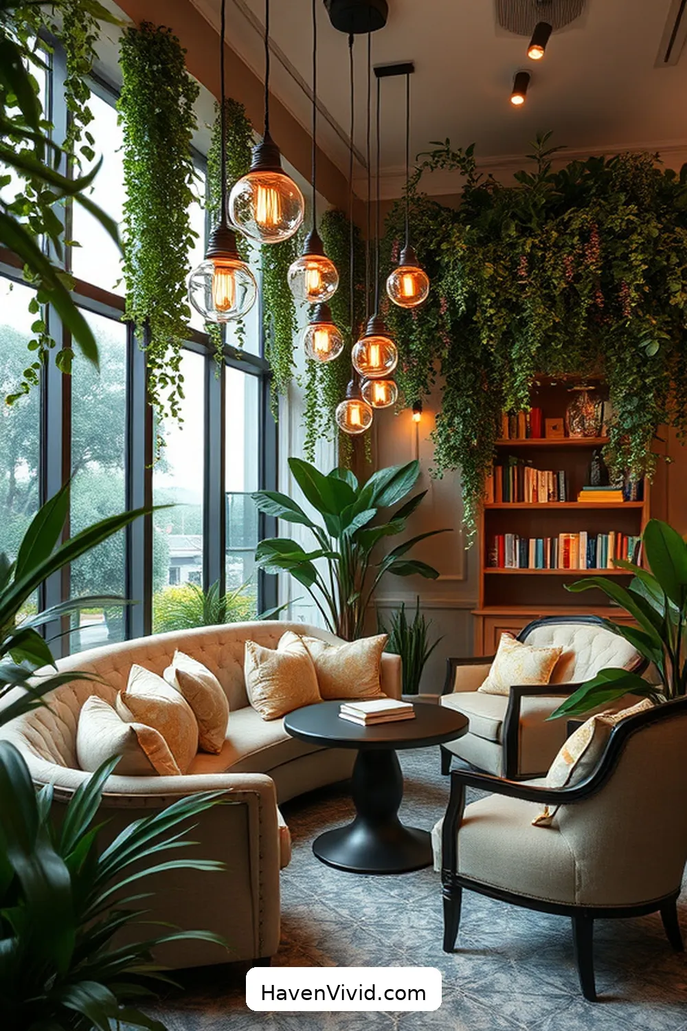 19 Ways to Create a Glamorous Library Lifestyle Using Solar-Powered Lights 12 Design a Solar-Powered Reading Corner With Hanging Lights for 19 Ways to Create a Glamorous Library Lifestyle Using Solar-Powered Lights