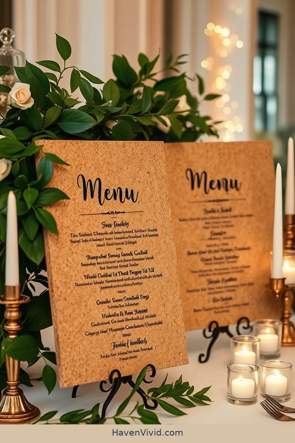 19 Ways to Create a Glamorous Library Using Cork for a Chic Lifestyle 18 Cork Menu Boards for Special Events for 19 Ways to Create a Glamorous Library Using Cork for a Chic Lifestyle