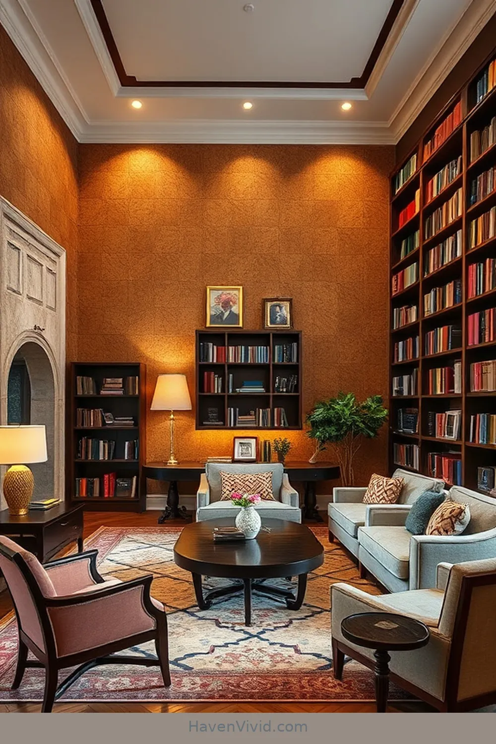 19 Ways to Create a Glamorous Library Using Cork for a Chic Lifestyle 2 Cork Wall Panels for Texture and Warmth for 19 Ways to Create a Glamorous Library Using Cork for a Chic Lifestyle