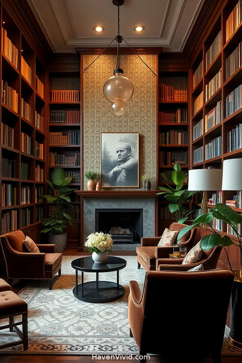 19 Ways to Create a Glamorous Library Using Natural Fibers 15 Create a Statement With a Hemp Accent Wall for 19 Ways to Create a Glamorous Library Using Natural Fibers