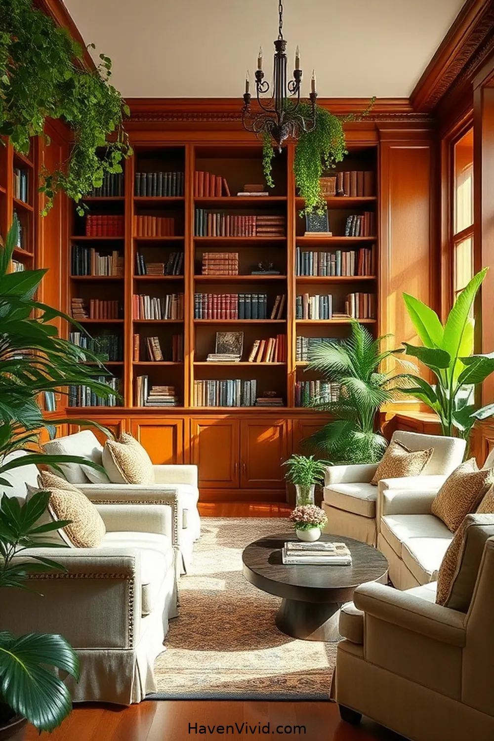 19 Ways to Create a Glamorous Library Using Natural Fibers 3 Incorporate Cotton Upholstered Furniture for 19 Ways to Create a Glamorous Library Using Natural Fibers