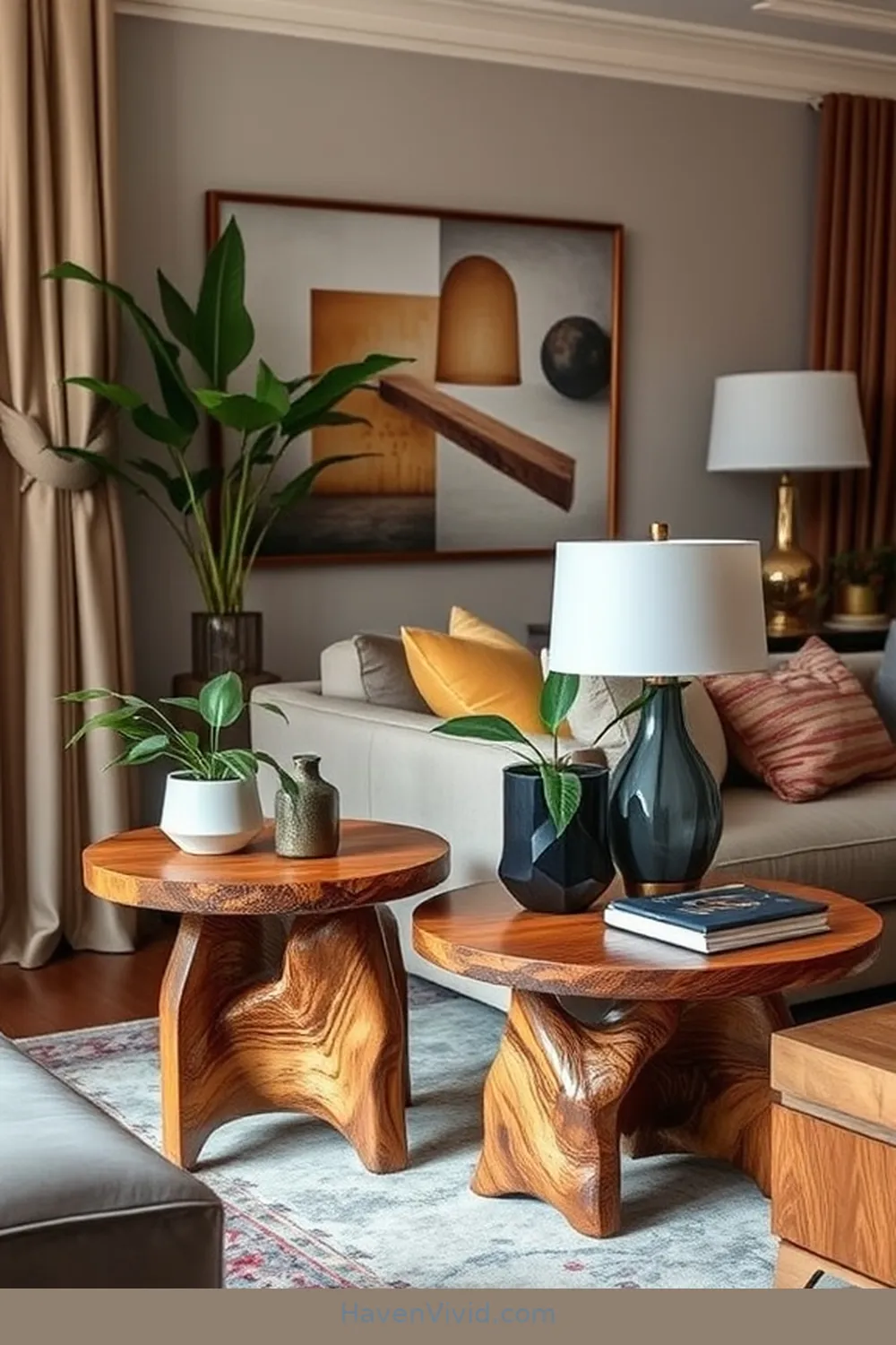 19 Ways to Create a Glamorous Lifestyle in Your Living Room Using Recycled Wood 7 Upcycled Wood Side Tables for 19 Ways to Create a Glamorous Lifestyle in Your Living Room Using Recycled Wood