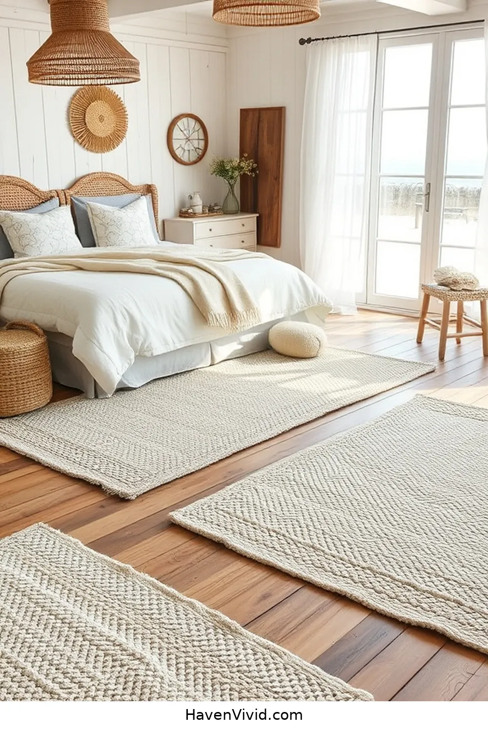 19 Ways to Embrace Coastal Living in Your Bedroom Using Recycled Wood 18 Rustic Wood Floorboards for 19 Ways to Embrace Coastal Living in Your Bedroom Using Recycled Wood