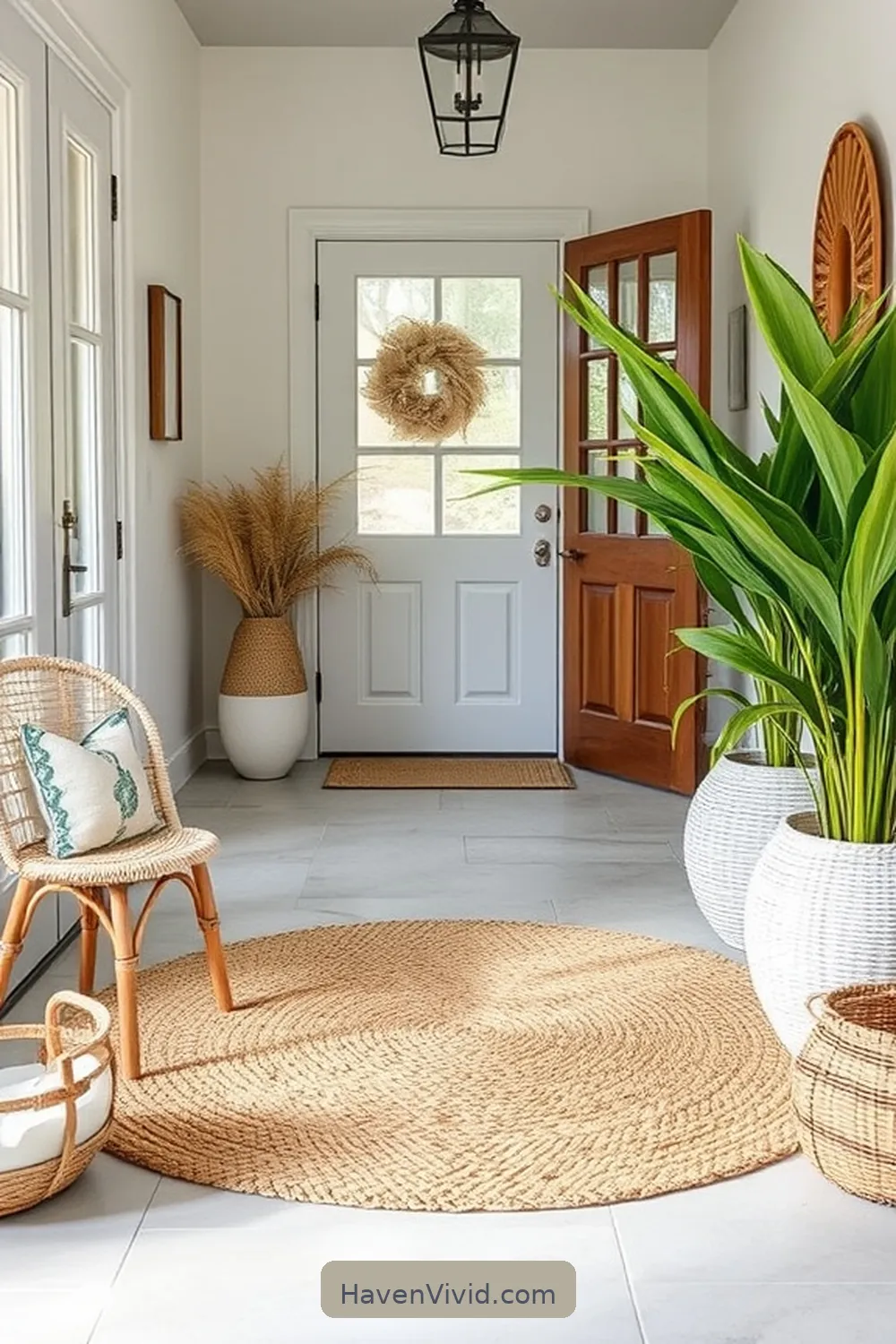 19 Ways to Embrace Coastal Living in Your Entryway Using Natural Fibers 15 14. Set Up a Coconut Fiber Doormat for 19 Ways to Embrace Coastal Living in Your Entryway Using Natural Fibers