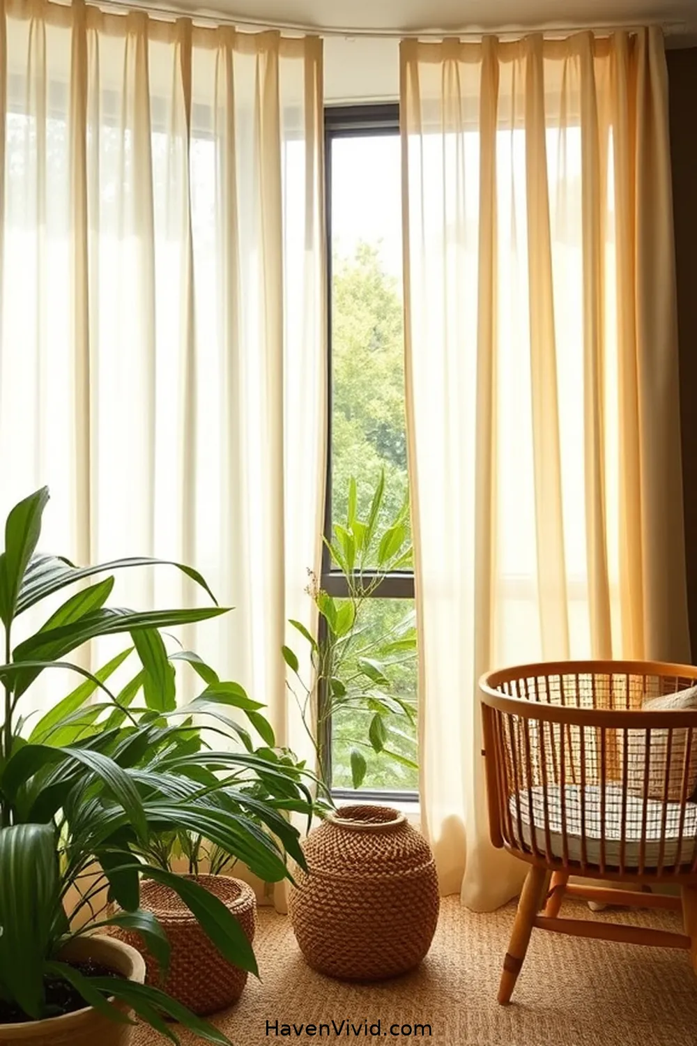19 Ways to Embrace Eco-Friendly Living in Your Nursery Using Bamboo 12 Bamboo Curtains for Natural Light Control for 19 Ways to Embrace Eco-Friendly Living in Your Nursery Using Bamboo