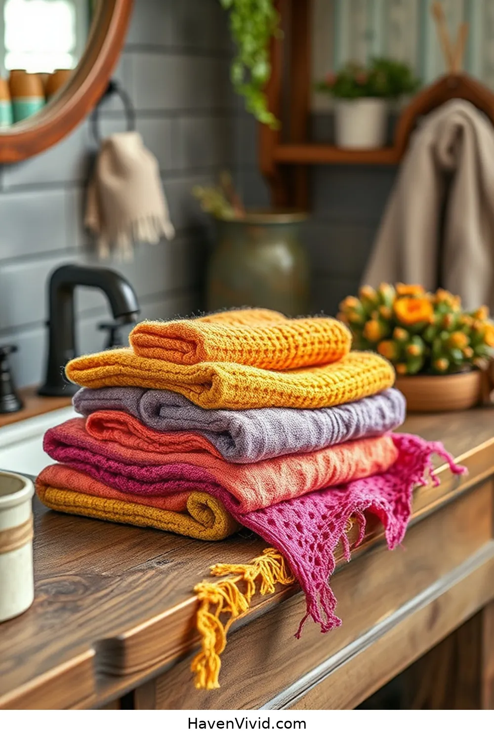 Handmade Washcloths From Old Sheets for 20 Creative Ways for Eco-Friendly Living in Your Bathroom Using Upcycled Fabric