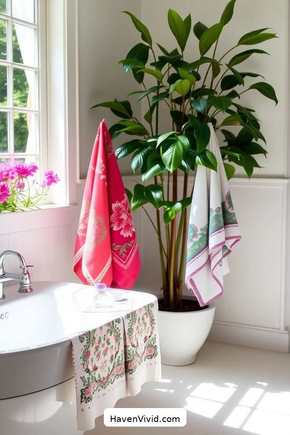 Mini Towel Sets From Old Handkerchiefs for 20 Creative Ways for Eco-Friendly Living in Your Bathroom Using Upcycled Fabric