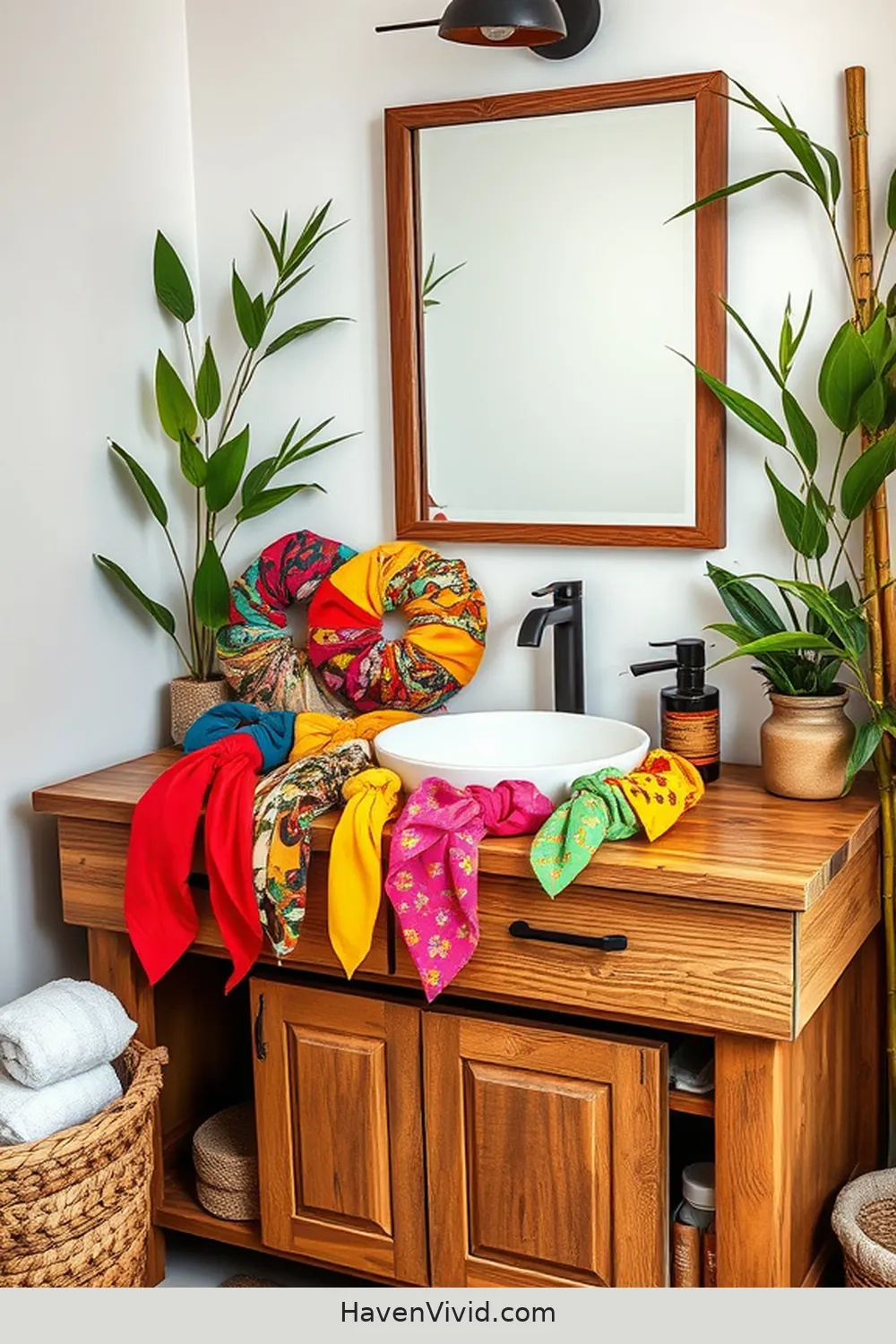 Upcycled Hair Wraps From Recycled Fabrics for 20 Creative Ways for Eco-Friendly Living in Your Bathroom Using Upcycled Fabric