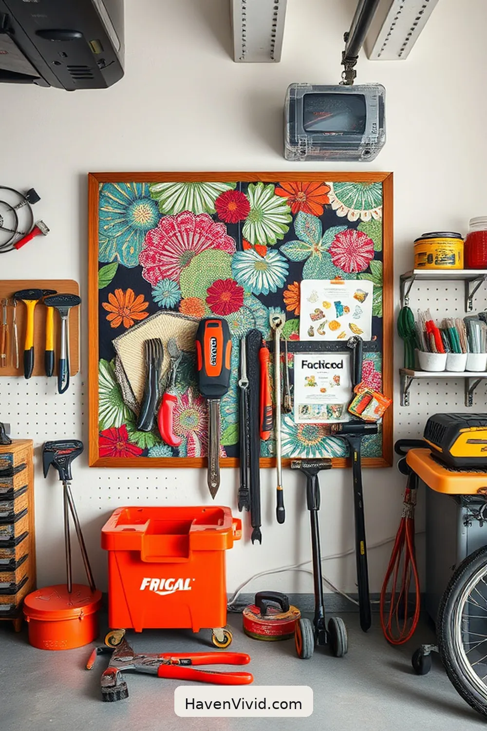 20 Creative Ways for Eco-Friendly Living in Your Garage Using Upcycled Fabric 7 Design a Fabric-Covered Bulletin Board for 20 Creative Ways for Eco-Friendly Living in Your Garage Using Upcycled Fabric