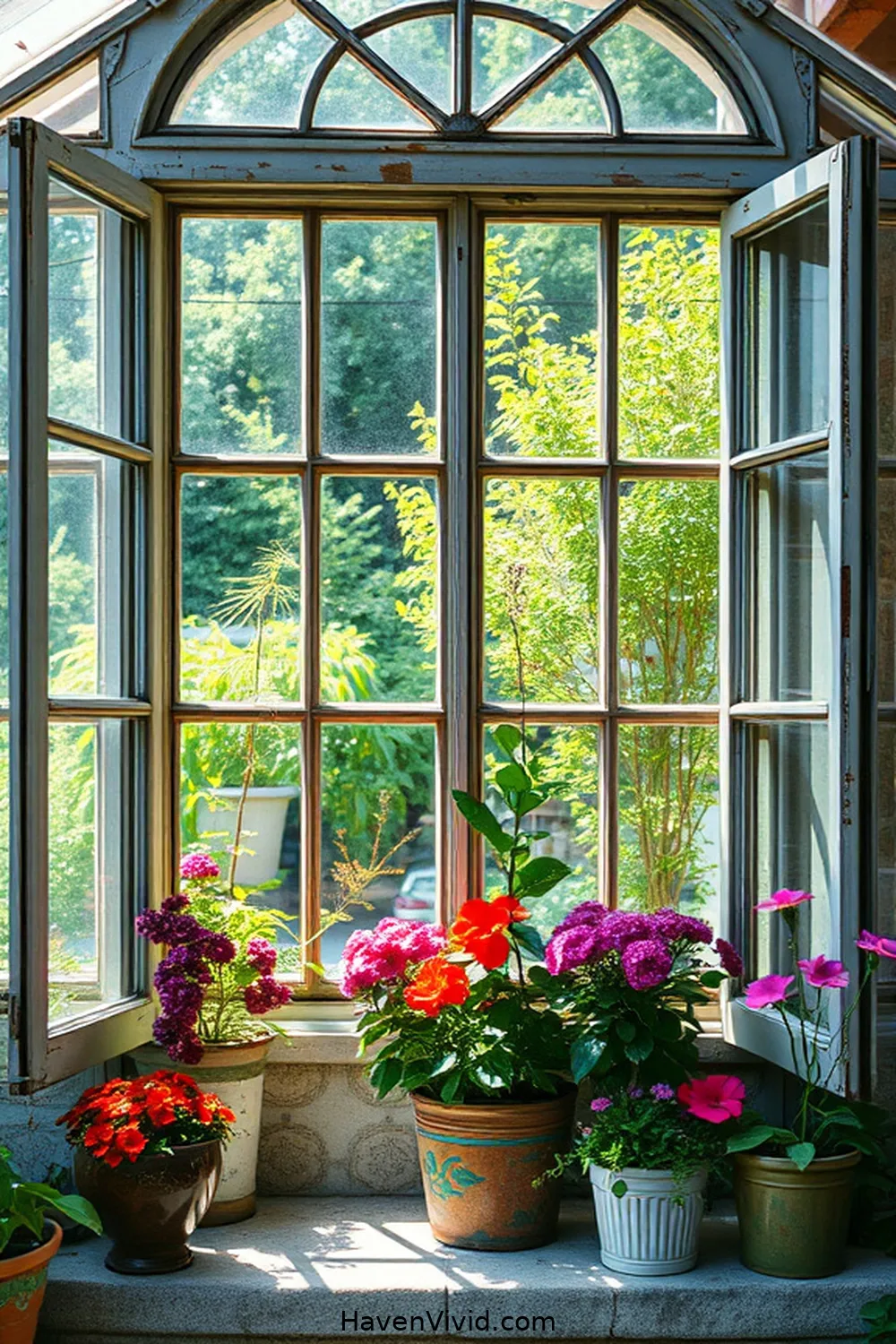 20 Creative Ways for Family-Friendly Living in Your Garage Using Reclaimed Materials 13 Old Window Frame Greenhouse for 20 Creative Ways for Family-Friendly Living in Your Garage Using Reclaimed Materials