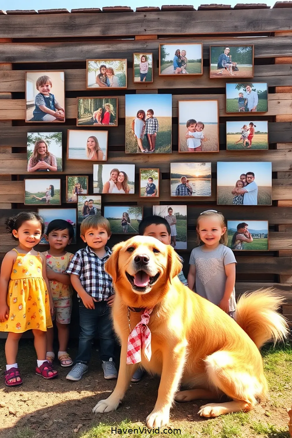 20 Creative Ways for Family-Friendly Living in Your Garage Using Reclaimed Materials 9 Pallet Wall for Family Photos for 20 Creative Ways for Family-Friendly Living in Your Garage Using Reclaimed Materials