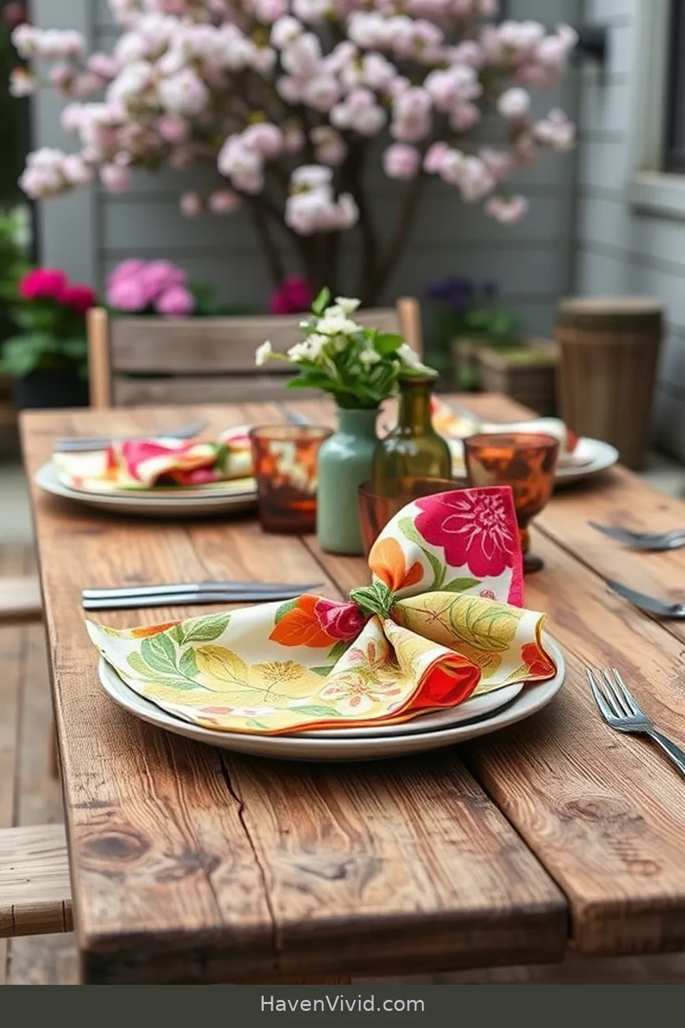 20 Creative Ways for Using Upcycled Fabric in Artistic Outdoor Patio Spaces 15 Fabric Napkin Sets for 20 Creative Ways for Using Upcycled Fabric in Artistic Outdoor Patio Spaces