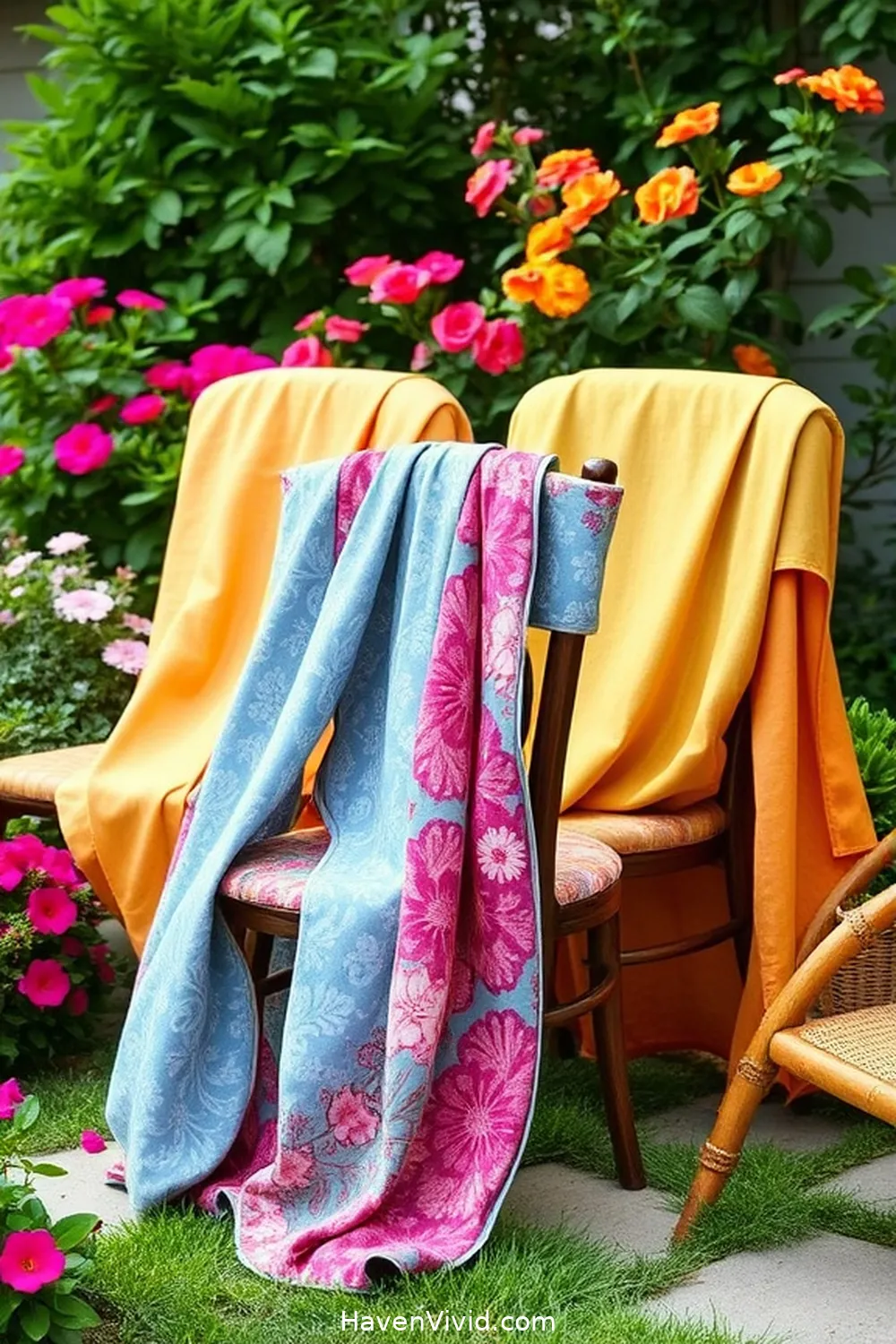 20 Creative Ways for Using Upcycled Fabric in Artistic Outdoor Patio Spaces 13 Revamped Chair Covers for 20 Creative Ways for Using Upcycled Fabric in Artistic Outdoor Patio Spaces