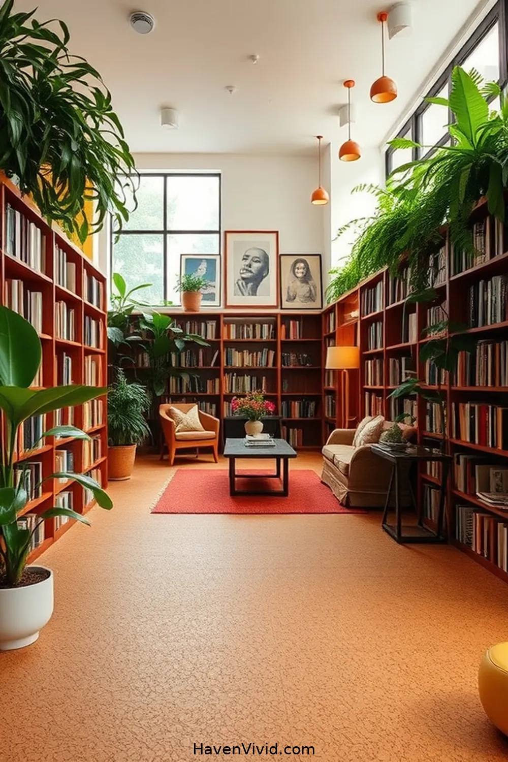 20 Creative Ways of Using Cork in Artistic Library Spaces 9 Cork Flooring for a Warm Atmosphere for 20 Creative Ways of Using Cork in Artistic Library Spaces